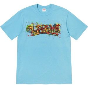 Supreme Paint Logo Tshirt New